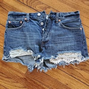 Free people denim cut offs